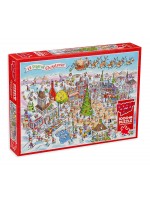 Пъзел Cobble Hill от 1000 части - DoodleTown: 12 Коледни дни Пъзел Cobble Hill от 1000 части - DoodleTown: 12 Коледни дни