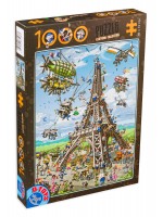 Пъзел D-Toys от 1000 части – Айфеловата кула