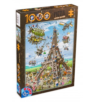 Пъзел D-Toys от 1000 части – Айфеловата кула