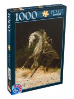 Пъзел D-Toys от 1000 части - Състезателен кон, Войтек Квятковски