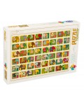 Пъзел D-Toys от 1000 части - Слонове