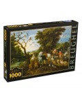Пъзел D-Toys от 1000 части – Влизането на животните в Ноевия ковчег, Питер Брьогел Стария