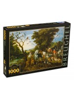 Пъзел D-Toys от 1000 части – Влизането на животните в Ноевия ковчег, Питер Брьогел Стария