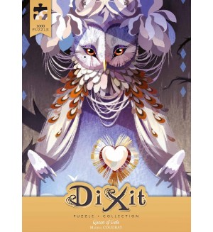 Пъзел Dixit от 1000 части - Кралицата на совите