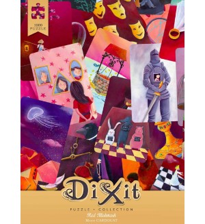 Пъзел Dixit от 1000 части - Цветна бъркотия