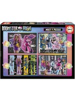 Пъзел Educa 4 в 1 - Monster High
