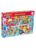 Пъзел Educa 4 в 1 - Супер неща