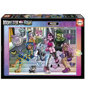Пъзел Educa от 1000 части - Monster High