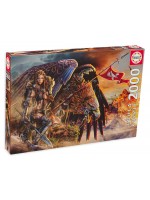 Пъзел Educa от 2000 части - Орел ездач