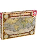 Пъзел Educa от 2000 части - Карта на Света Пъзел Educa от 2000 части - Карта на Света