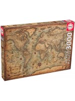 Пъзел Educa от 3000 части - Карта на Света Пъзел Educa от 3000 части - Карта на Света