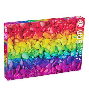 Пъзел Educa от 500 части - Камъчета