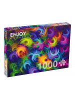 Пъзел Enjoy от 1000 части - Абстрактни неонови пера Пъзел Enjoy от 1000 части - Абстрактни неонови пера