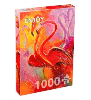 Пъзел Enjoy от 1000 части - Фламинго