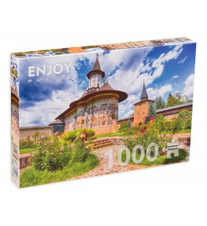 Пъзел Enjoy от 1000 части - Гледка към манастира