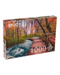 Пъзел Enjoy от 1000 части - Национален парк Плитвице, Хърватия