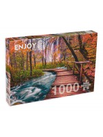 Пъзел Enjoy от 1000 части - Национален парк Плитвице, Хърватия Пъзел Enjoy от 1000 части - Национален парк Плитвице, Хърватия