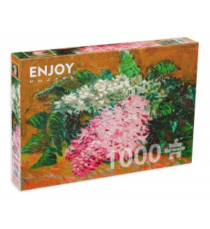 Пъзел Enjoy от 1000 части - Натюрморт с люляци