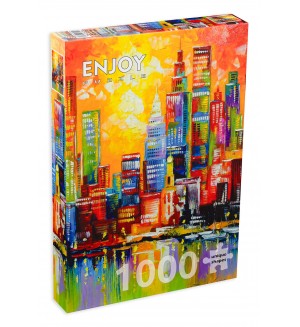 Пъзел Enjoy от 1000 части - Ню Йорк в светлини