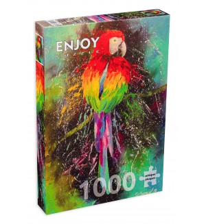 Пъзел Enjoy от 1000 части - Пъстроцветен папагал