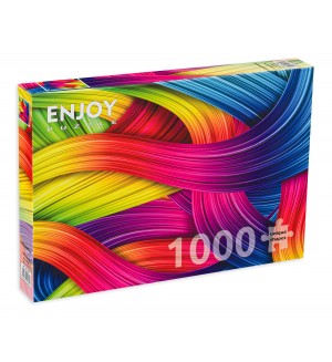 Пъзел Enjoy от 1000 части - Плетене на дъги