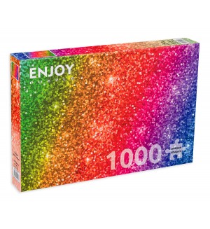 Пъзел Enjoy от 1000 части - Преливаща блестяща дъга