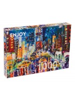 Пъзел Enjoy от 1000 части - Светлините на Ню Йорк Пъзел Enjoy от 1000 части - Светлините на Ню Йорк