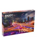 Пъзел Enjoy от 1000 части - Централен Шанхай нощем