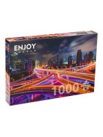 Пъзел Enjoy от 1000 части - Централен Шанхай нощем Пъзел Enjoy от 1000 части - Централен Шанхай нощем