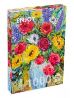 Пъзел Enjoy от 1000 части - Вечно цъфтящи Пъзел Enjoy от 1000 части - Вечно цъфтящи