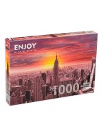 Пъзел Enjoy от 1000 части - Залез над Ню Йорк Пъзел Enjoy от 1000 части - Залез над Ню Йорк