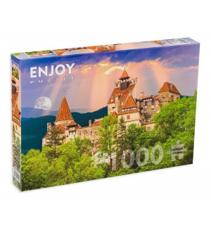 Пъзел Enjoy от 1000 части - Замъкът Бран, Румъния