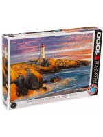 Пъзел Eurographics от 1000 части - Фарът на Peggy's Cove, Нова Скотия