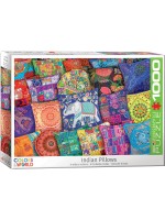 Пъзел Eurographics от 1000 части - Индийски възглавнички Пъзел Eurographics от 1000 части - Индийски възглавнички