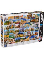 Пъзел Eurographics от 1000 части - Колаж от Германия