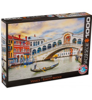 Пъзел Eurographics от 1000 части - Мост Риалто, Венеция