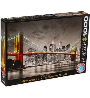 Пъзел Eurographics от 1000 части – Мостът Бруклин, Ню Йорк