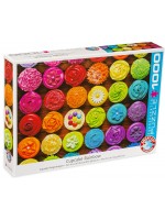 Пъзел Eurographics от 1000 части - Цветен къпкейк