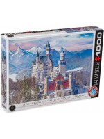Пъзел Eurographics от 1000 части - Замъкът Нойшванщайн през зимата