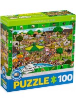Пъзел Eurographics от 100 части – Ден в зоопарка