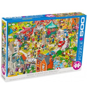 Пъзел Eurographics от 500 XXL части - Градски етюди