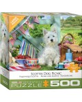 Пъзел Eurographics от 500 XXL части - Пикник за кученца