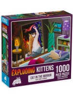 Пъзел Exploding Kittens от 1000 части - Котешко огледало Пъзел Exploding Kittens от 1000 части - Котешко огледало