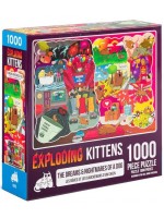 Пъзел Exploding Kittens от 1000 части - Кучешки кошмари