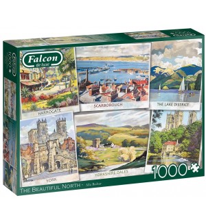 Пъзел Falcon от 1000 части - Красивият Север Пъзел Falcon от 1000 части - Красивият Север