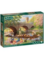 Пъзел Falcon от 1000 части - Край реката Пъзел Falcon от 1000 части - Край реката