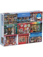 Пъзел Galison от 1000 части - Китни сгради Пъзел Galison от 1000 части - Китни сгради