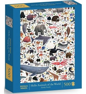 Пъзел Galison от 500 части - Животни Пъзел Galison от 500 части - Животни