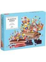 Пъзел Galison от 750 части - Книги и цветя, Бен Джилис