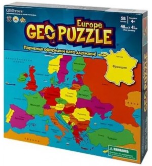 Пъзел GeoPuzzle Европа